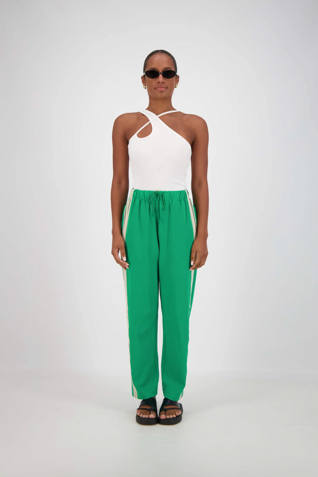 JASMINE ALEXA - PANAREA TRACKPANT - GREEN