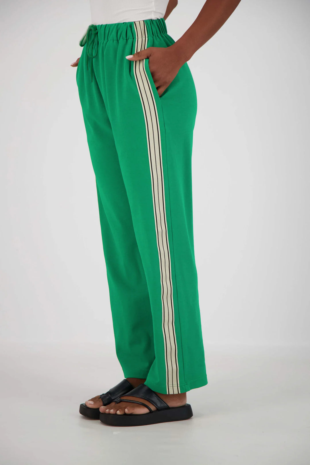 JASMINE ALEXA - PANAREA TRACKPANT - GREEN