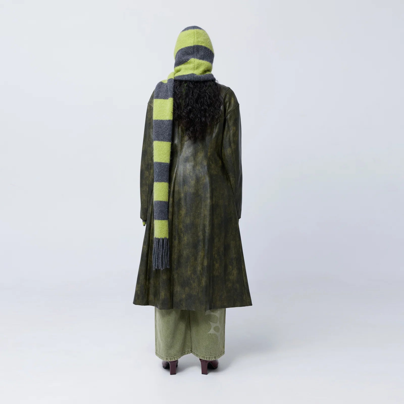 Arthur Apparel - Balaclava Scarf -  Acid/Grey