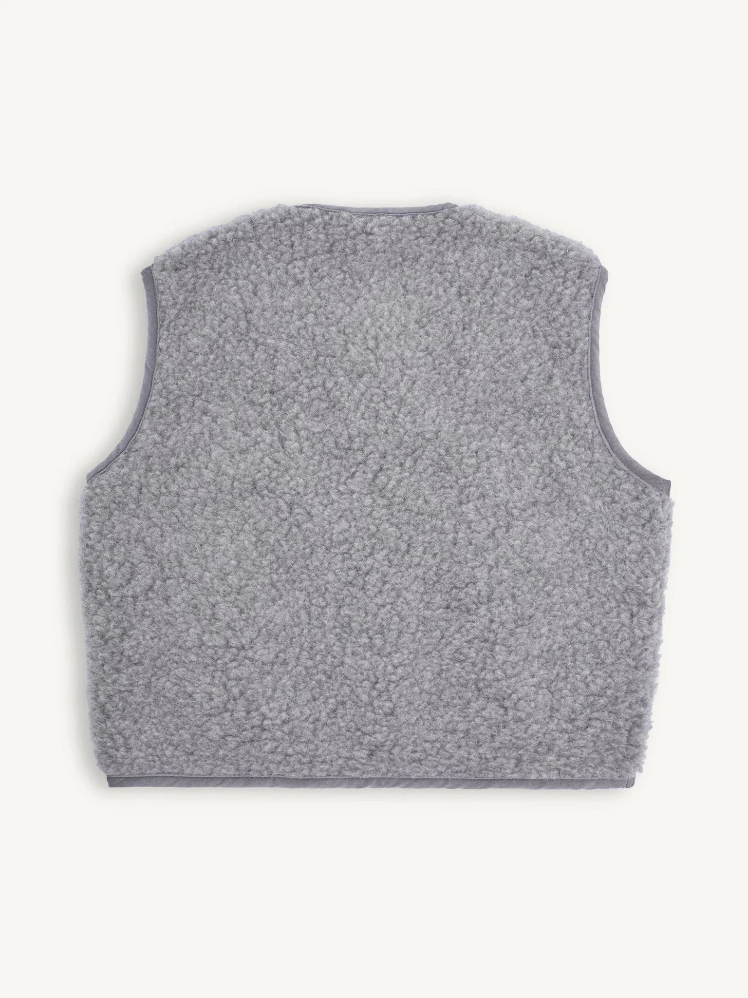 Happymess - Merino Vest - Stone Grey