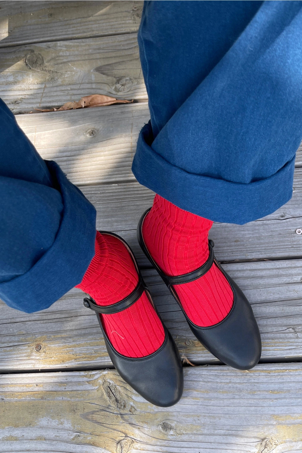 LE BON SHOPPE - HER SOCKS - CLASSIC RED