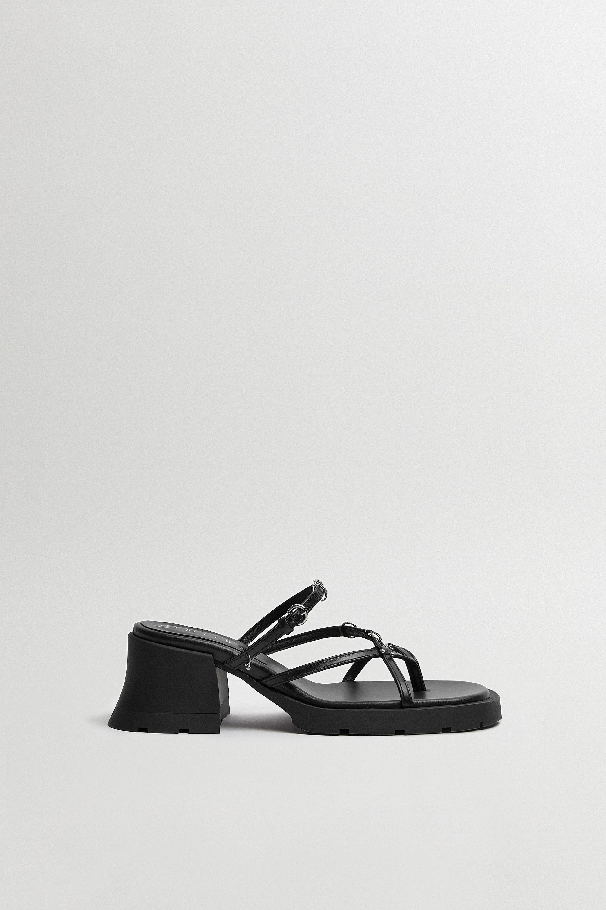 Miista - Jaslene Sandals - Black Leather
