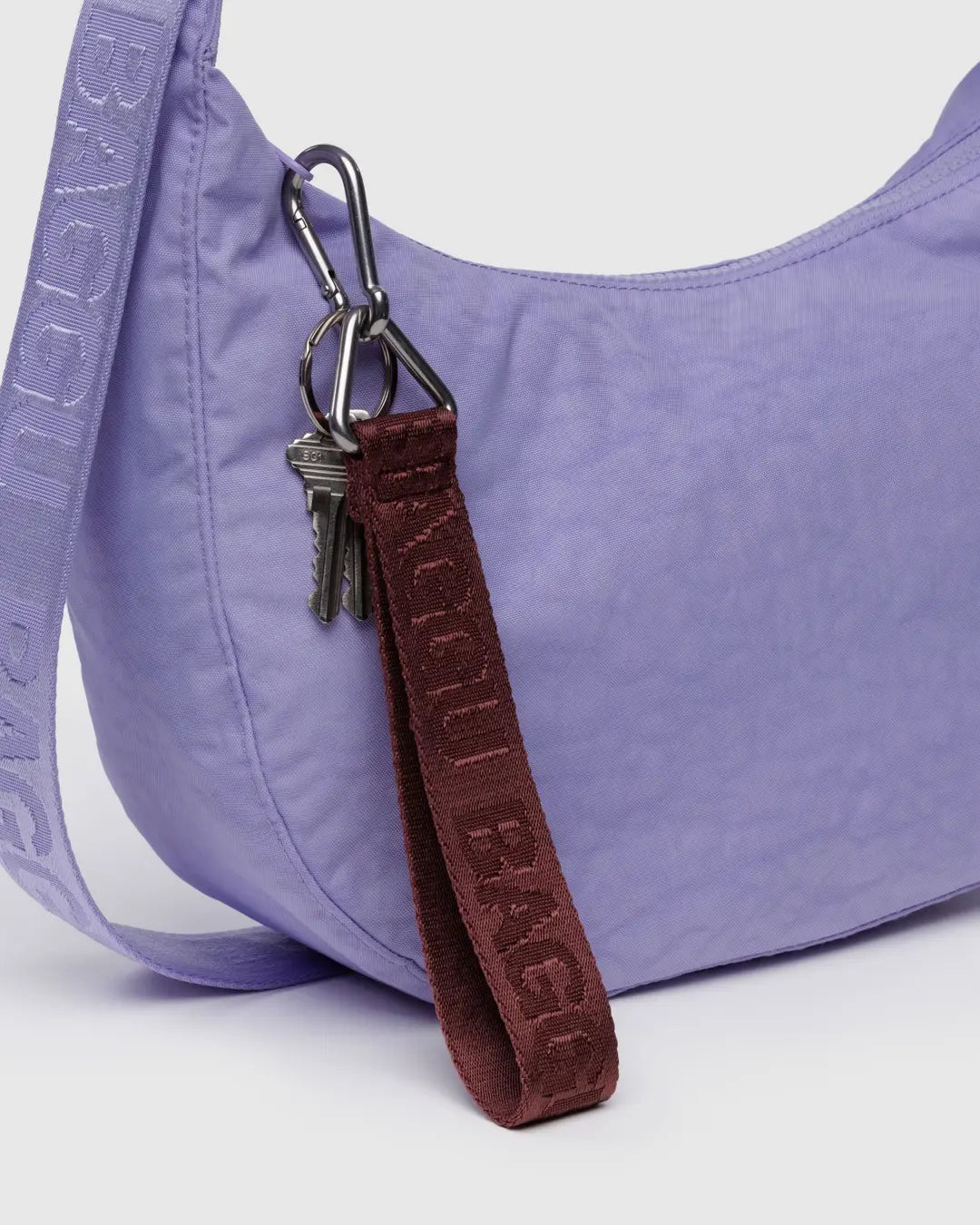Baggu - Logo Keychain - Mahogany
