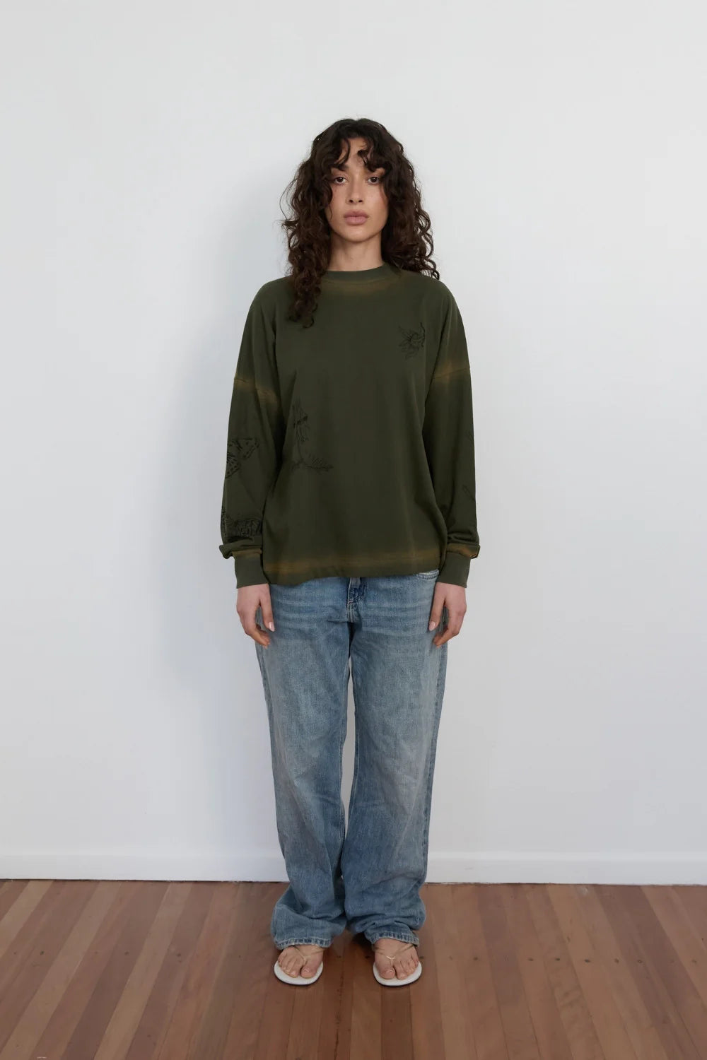 Pinky & Kamal - Cupid L/S Top - Khaki