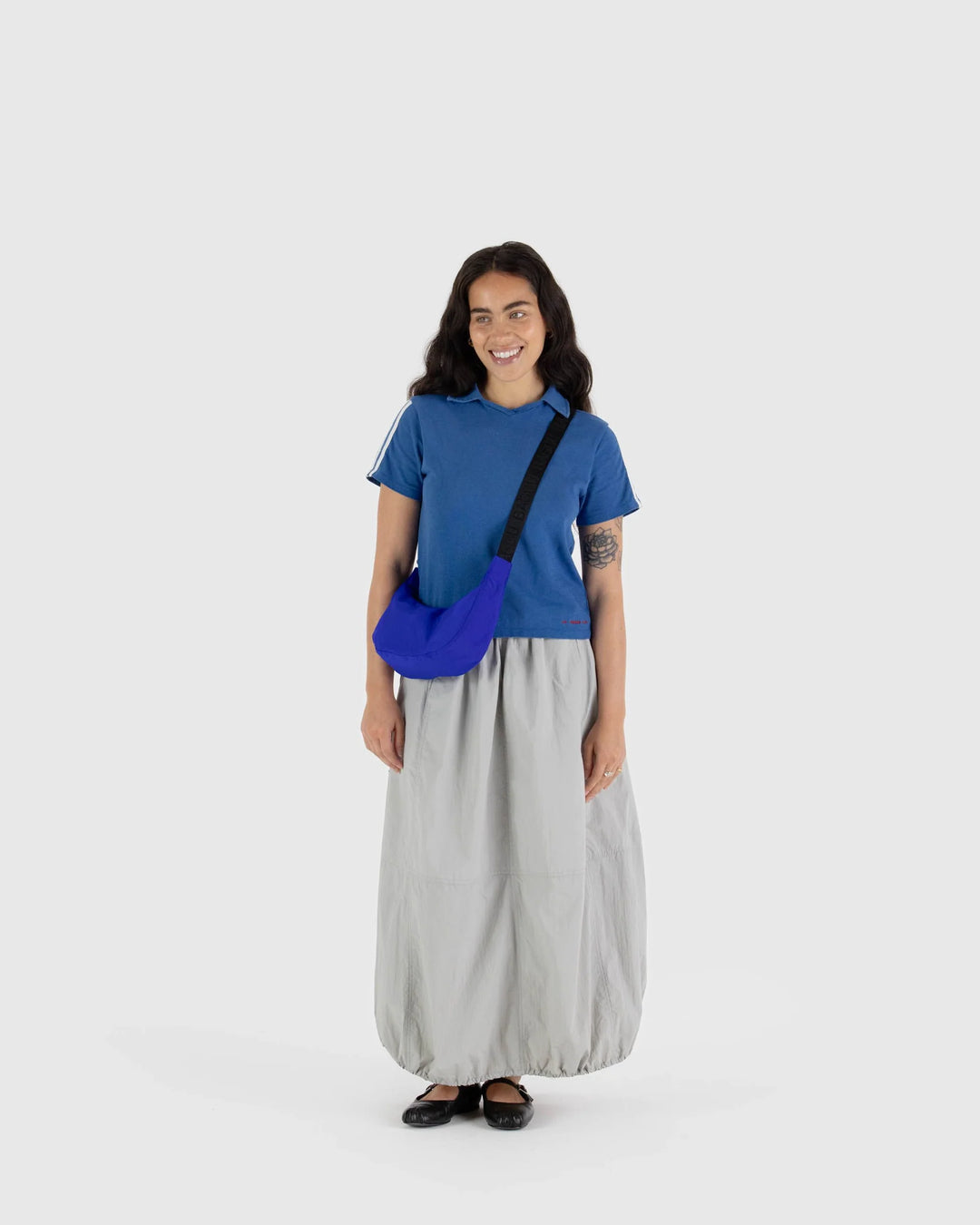 Baggu - Small Nylon Crescent Bag - Lapis