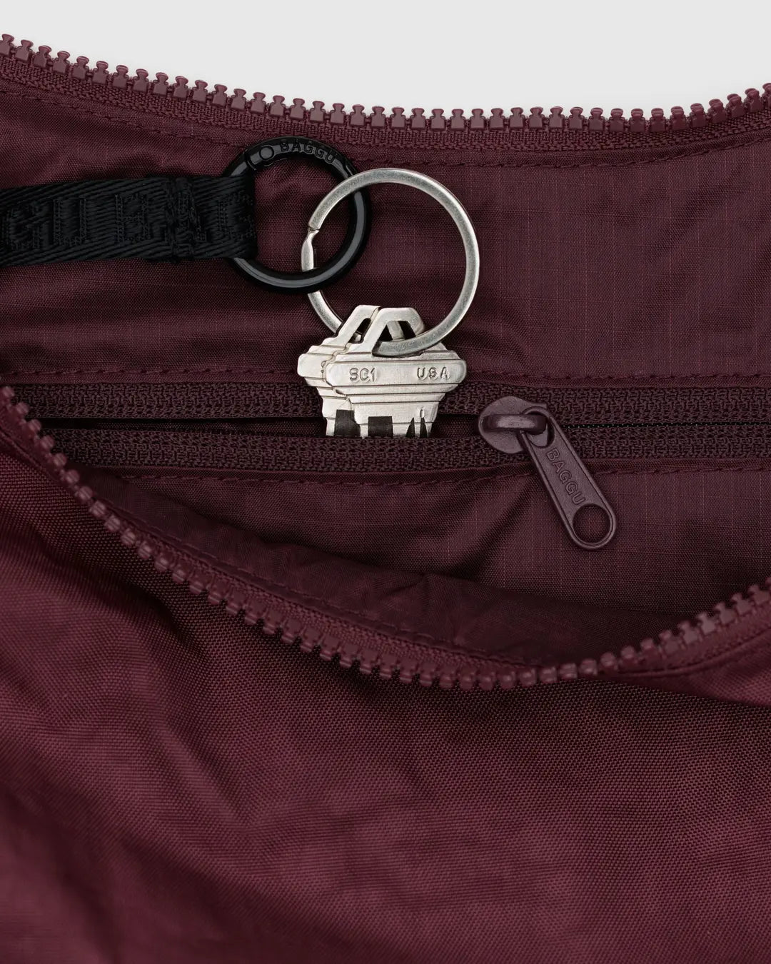 Baggu - Medium Crescent Bag - Mahogany