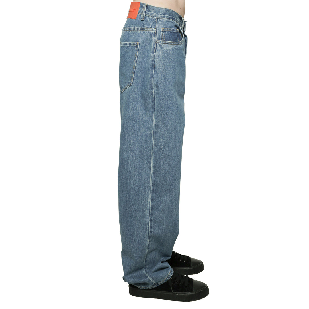 BEWIDER - MEDIUM BLUE - SUPER LOOSE JEANS