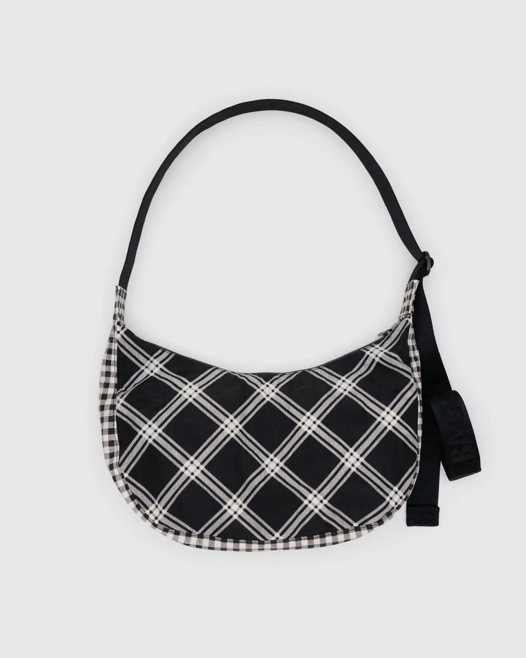 Baggu - Medium Crescent Bag - Mixed Plaid