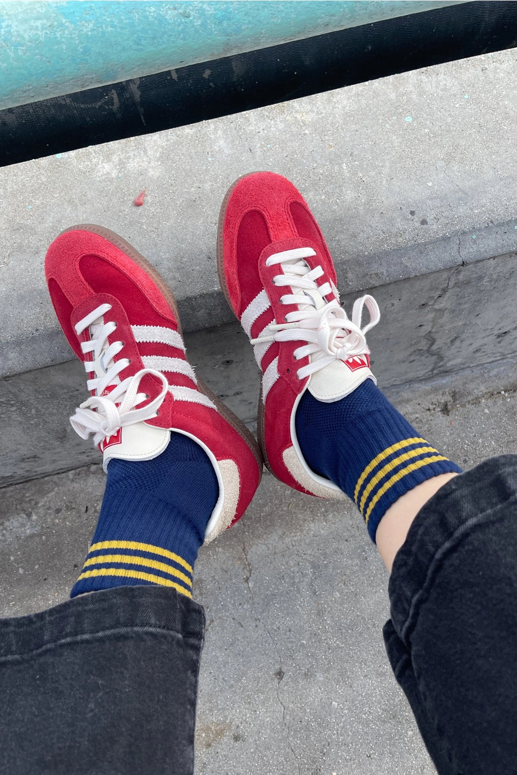 LE BON SHOPPE - GIRLFRIEND SOCKS - NAVY