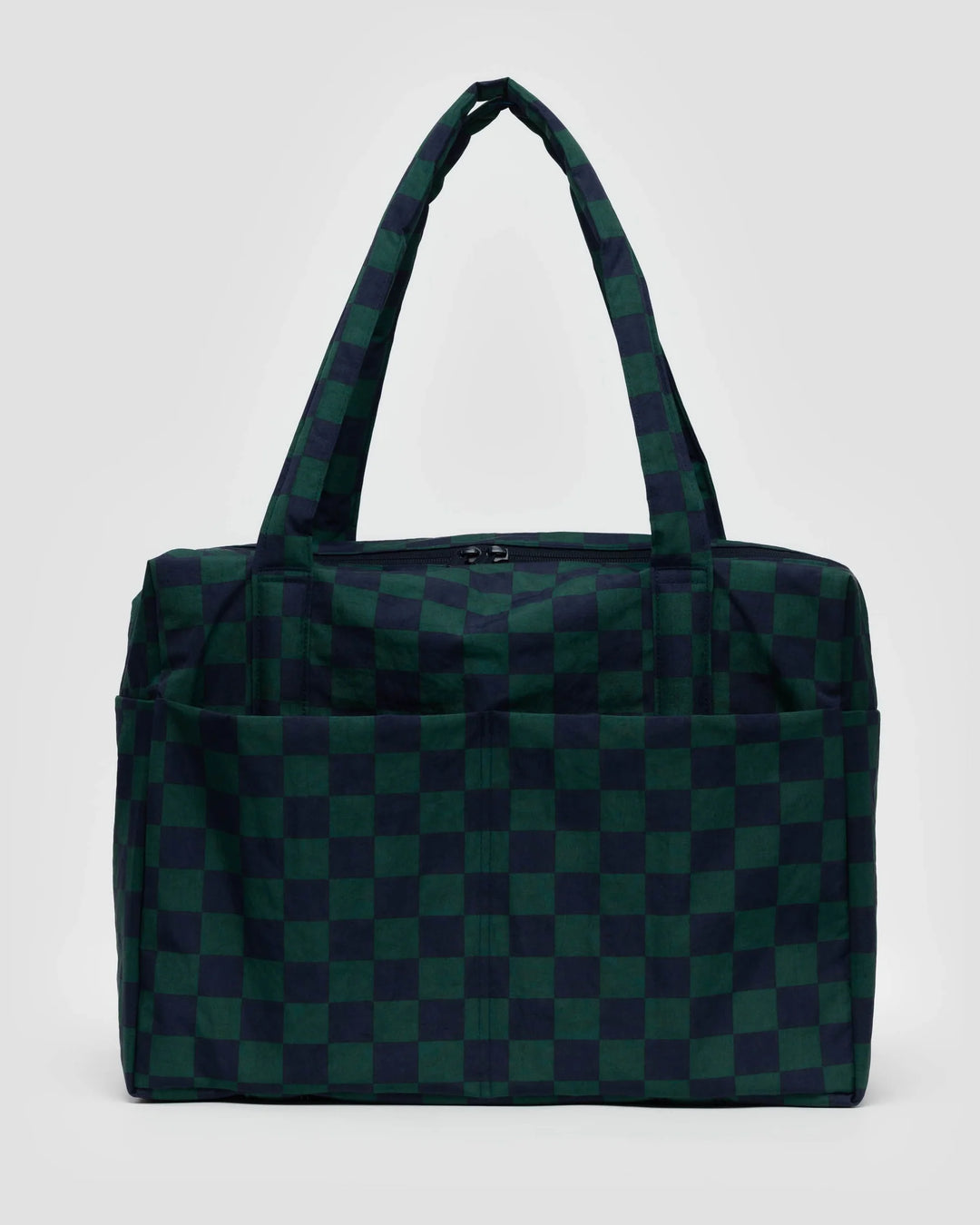 Baggu - Cloud Carry On - Navy Green Check