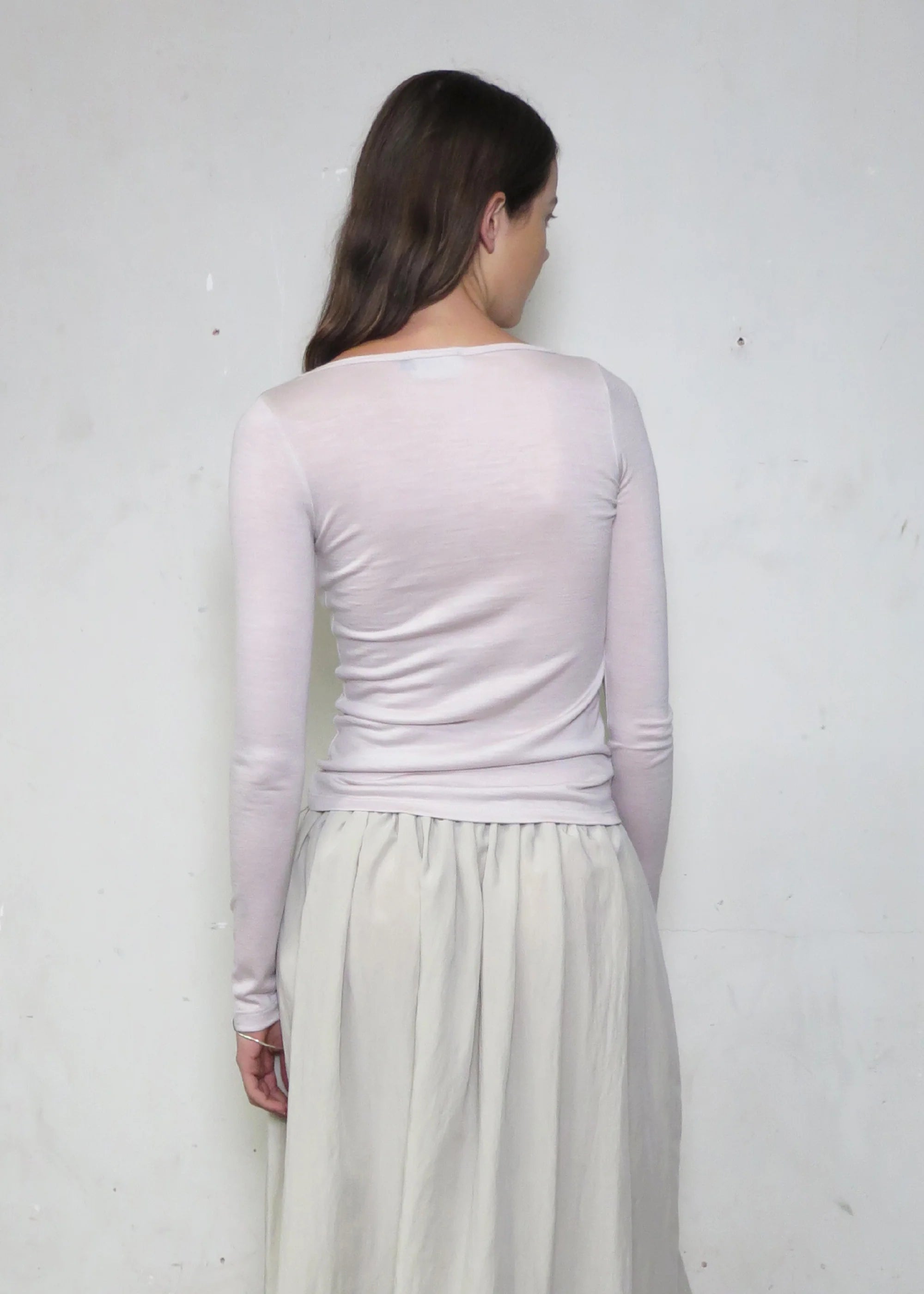 PV ~ Connection Wool Top ~ Oyster