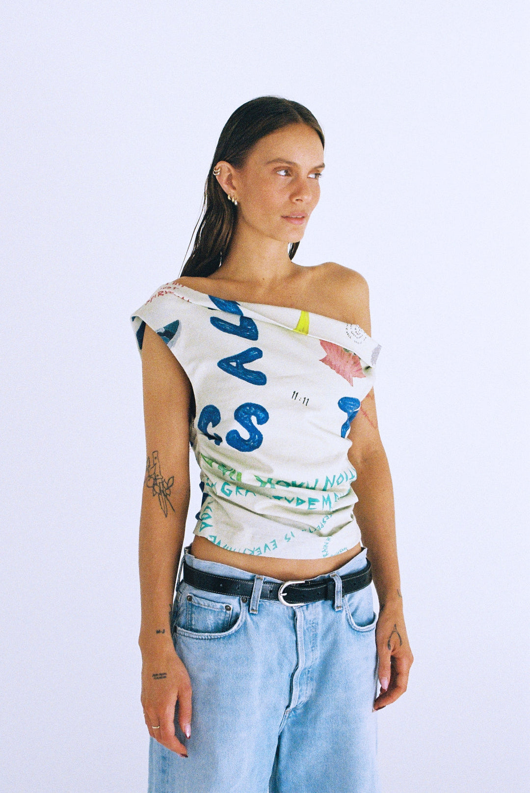 LOTTIE HALL - PALO SANTO TOP - CREAM