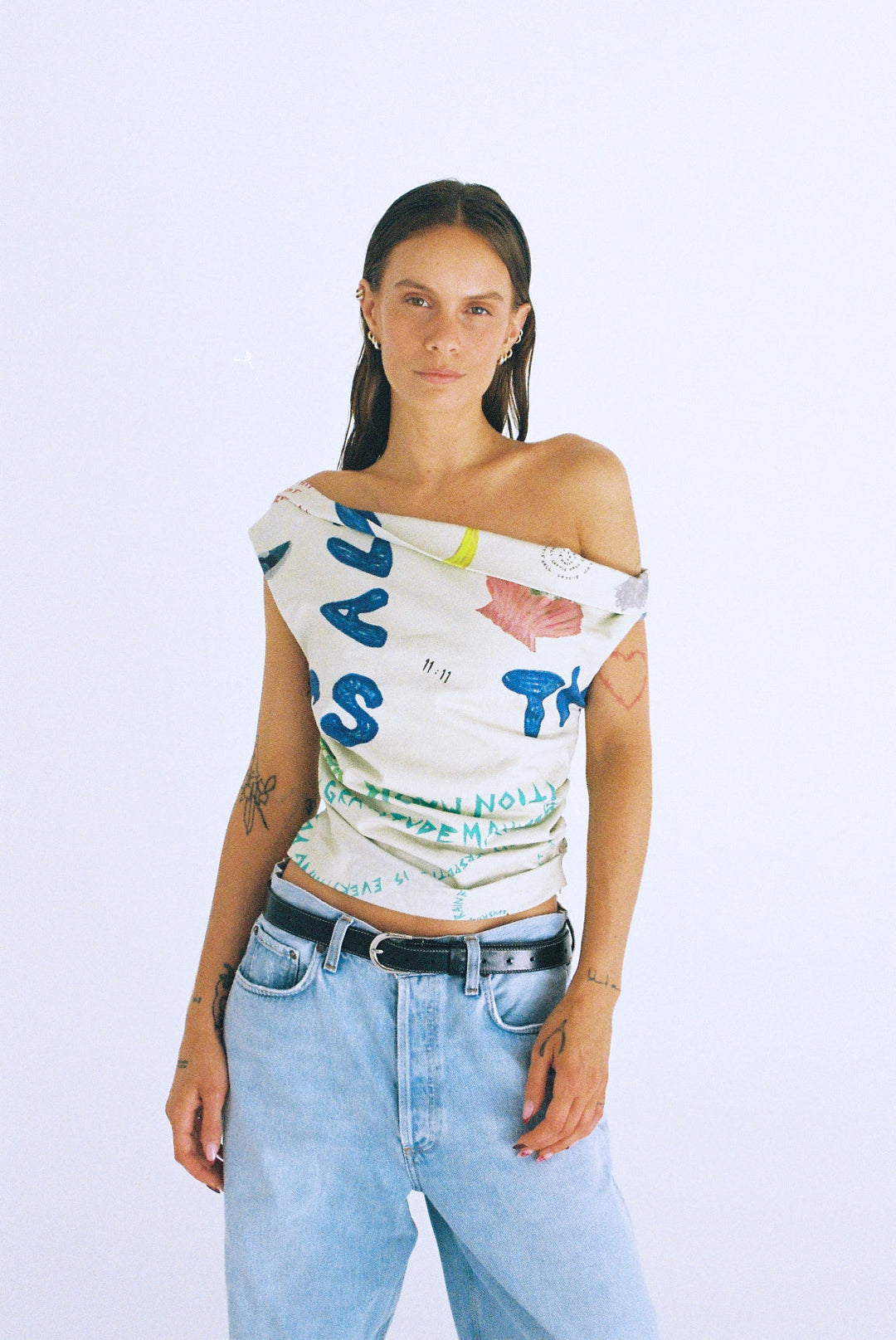 LOTTIE HALL - PALO SANTO TOP - CREAM