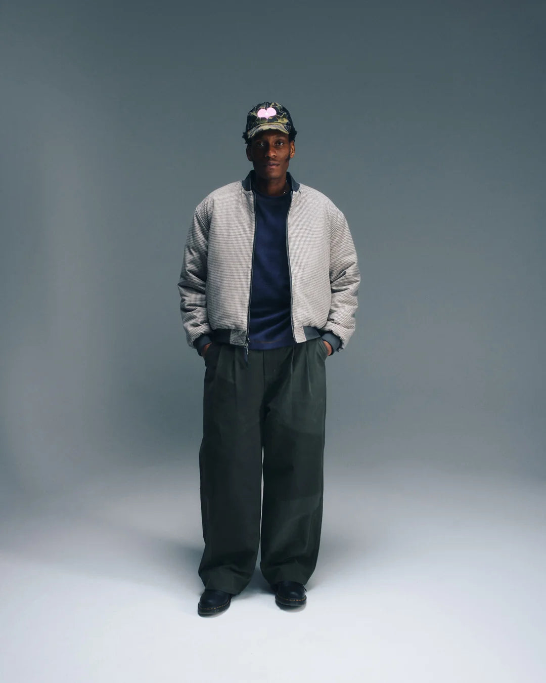 Candice - Panel Pants - Charcoal