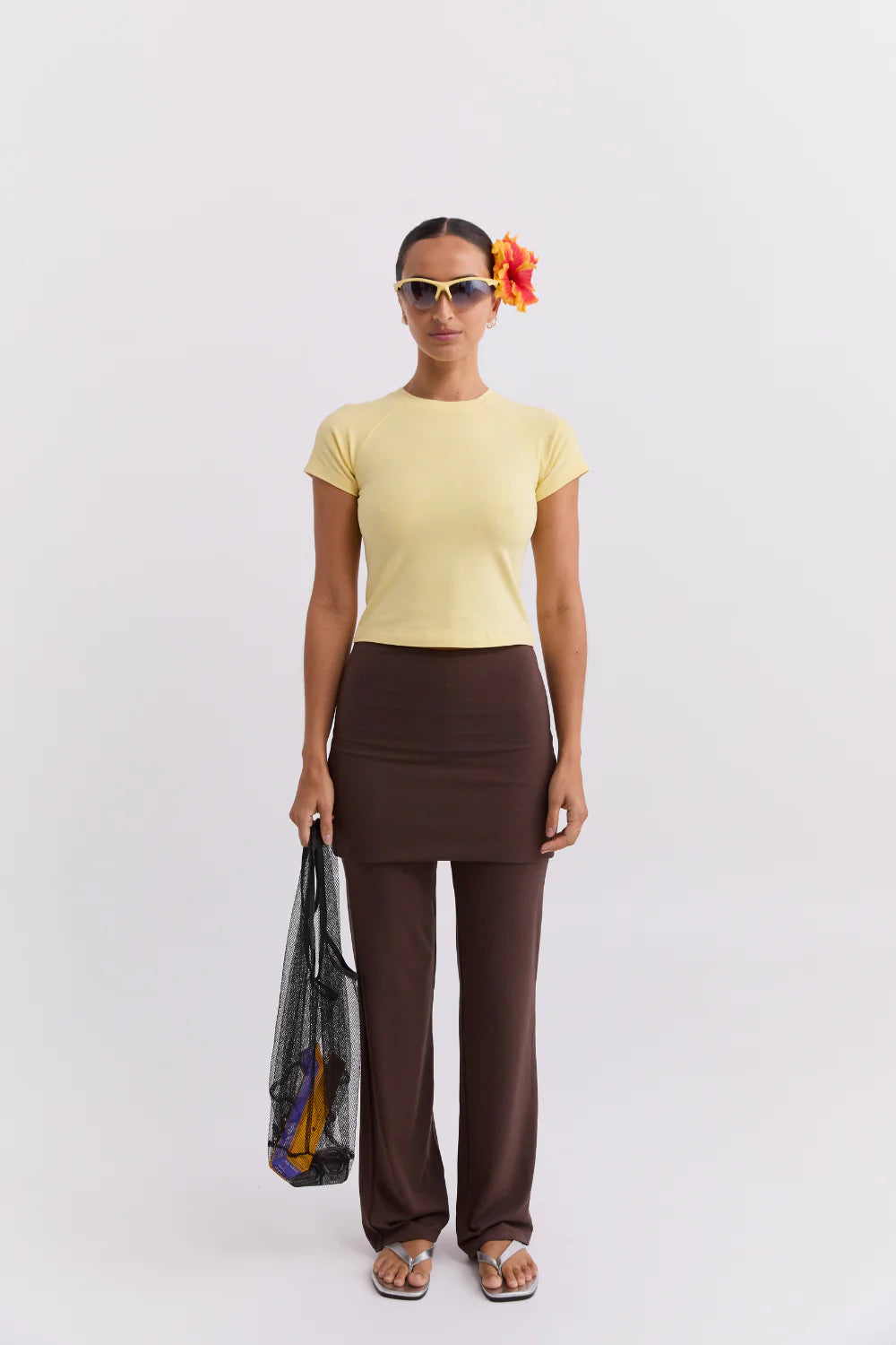 Pinky & Kamal - Dark Brown - Pantskirt