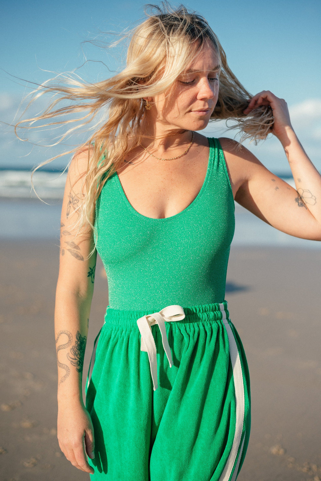 Atmosea - Apres Surf Pant - Green