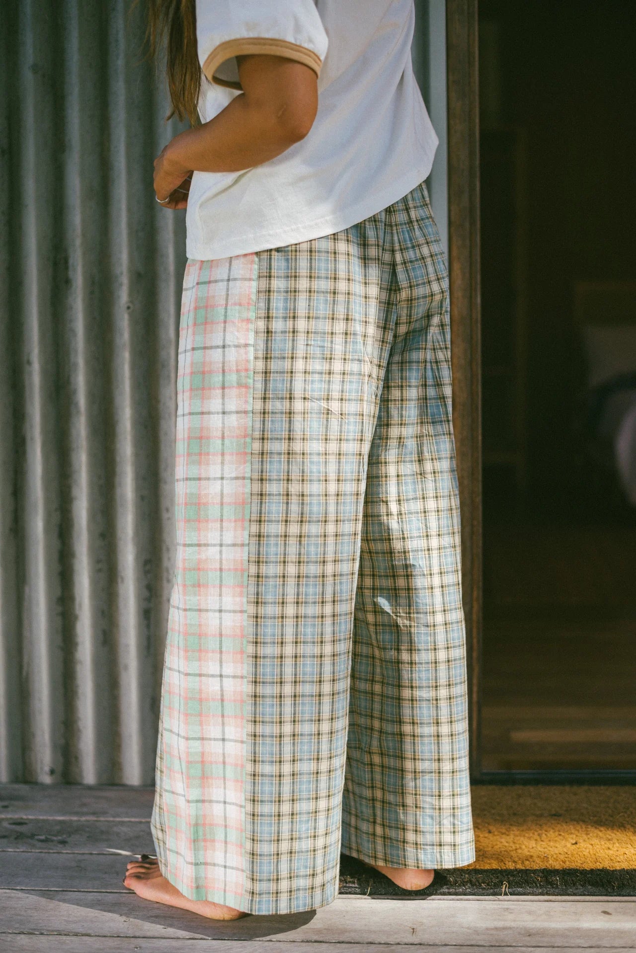 Atmosea - Patchwork Pant - Cottage Plaid