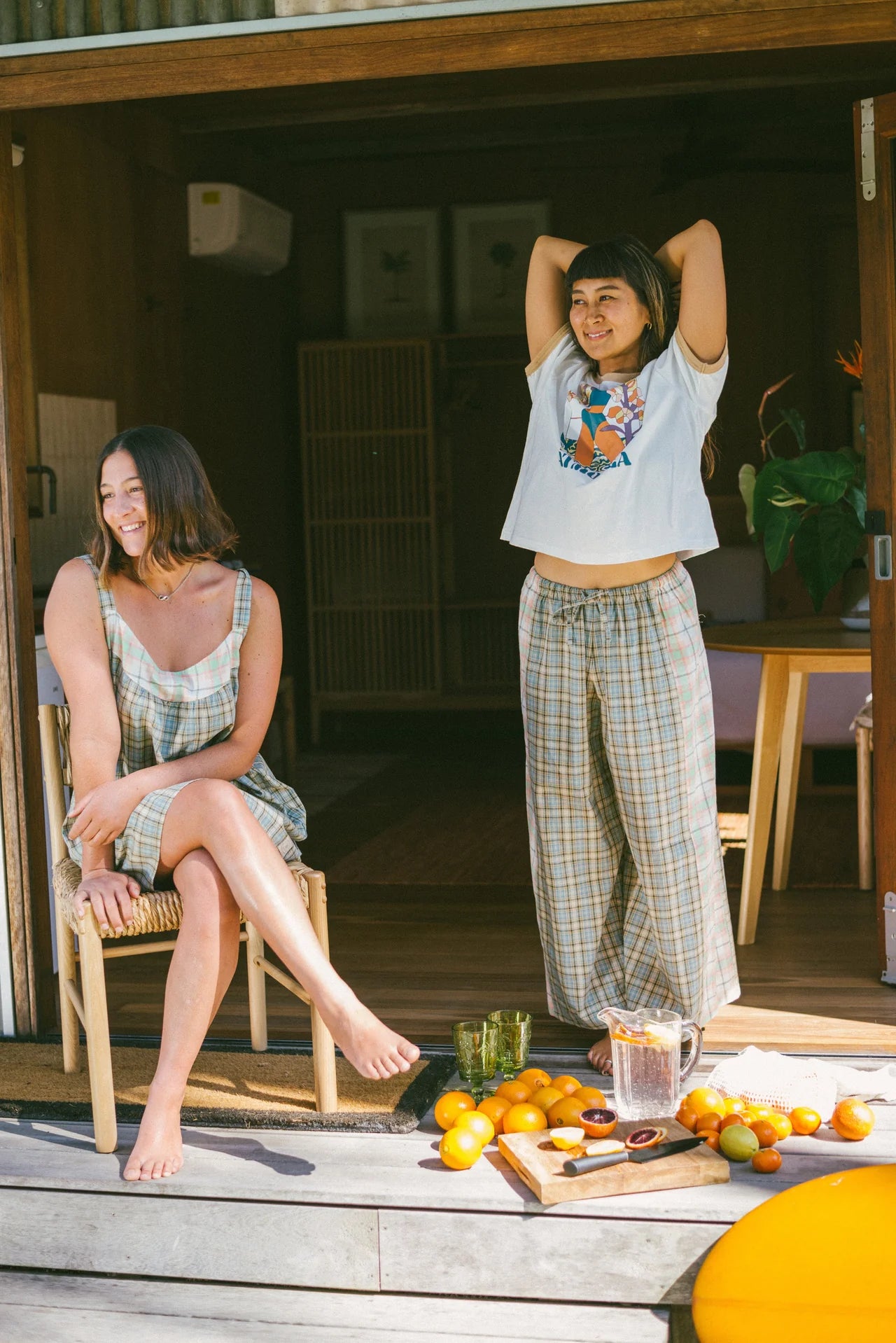 Atmosea - Patchwork Pant - Cottage Plaid