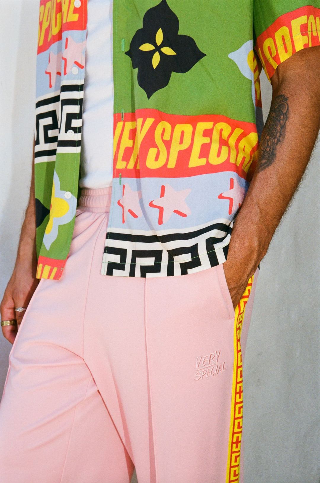 Something Very Special - Geo Track Pants 2.0 - Pink