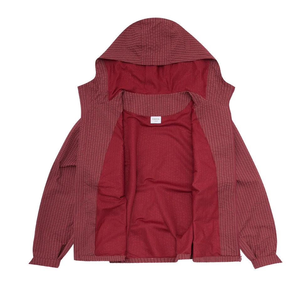 Listen - Plaid Orchid Jacket - Cherry Red