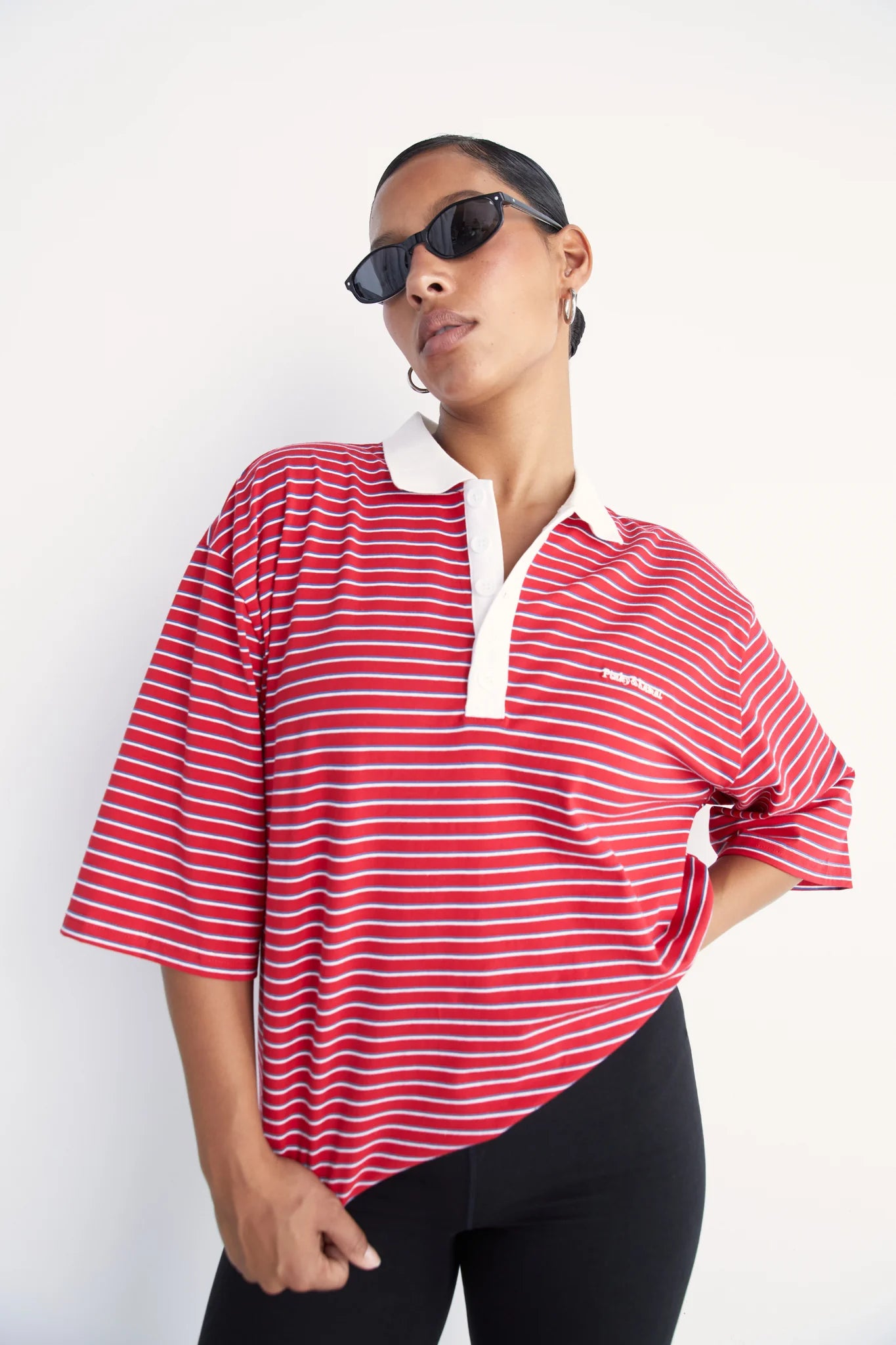 Pinky and Kamal - Polo T-Shirt - Red