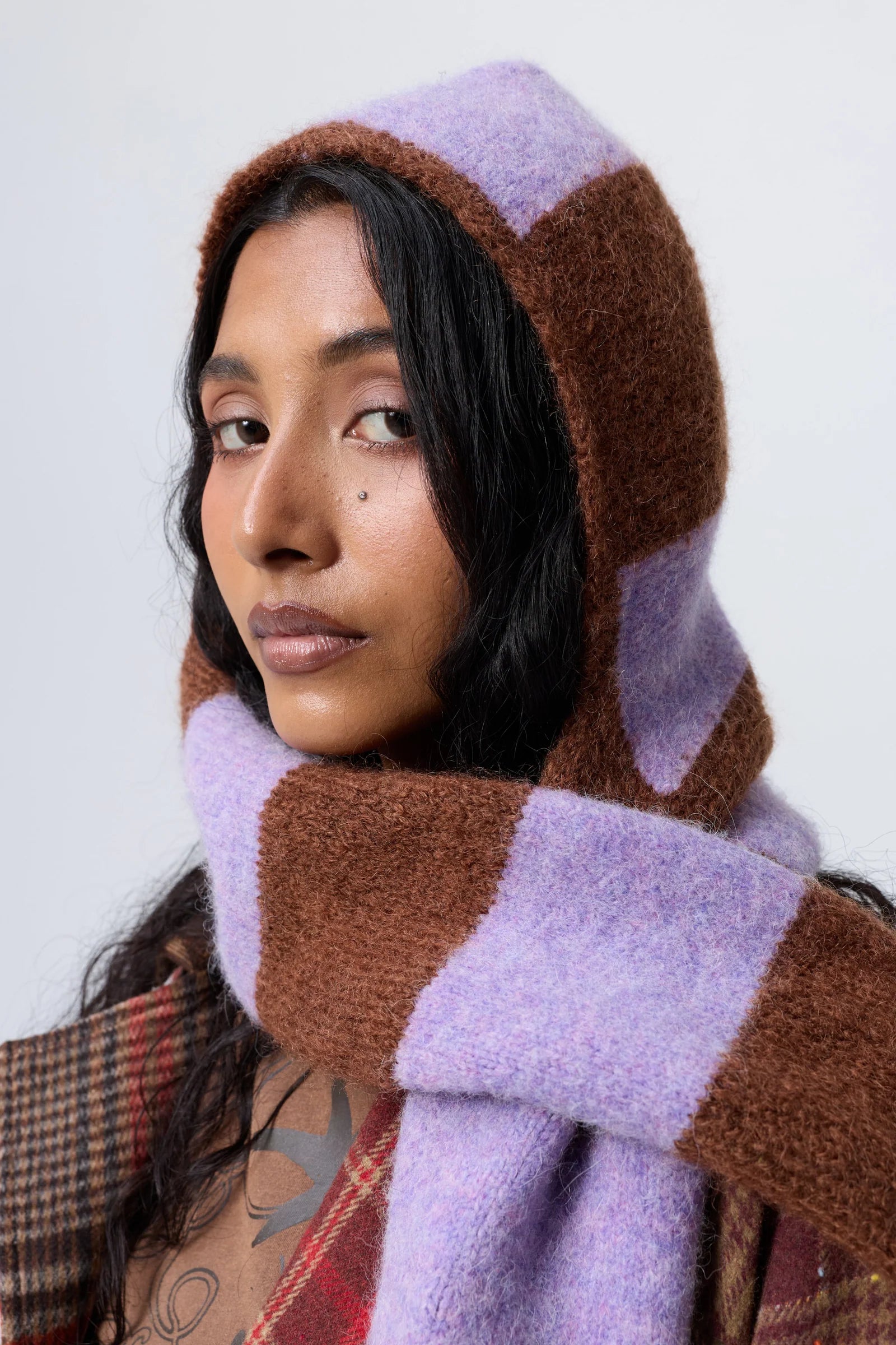 Arthur Apparel - Balaclava Scarf - Bruise/Brown
