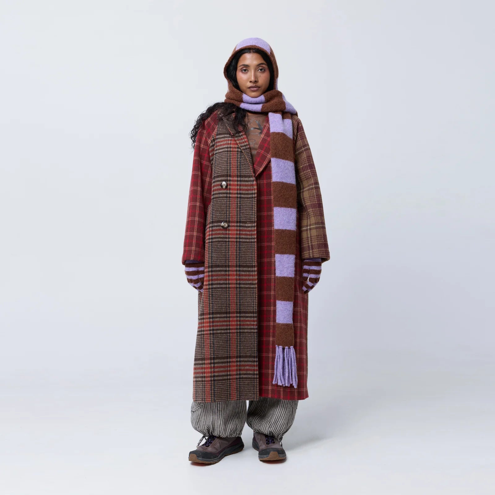 Arthur Apparel - Balaclava Scarf - Bruise/Brown