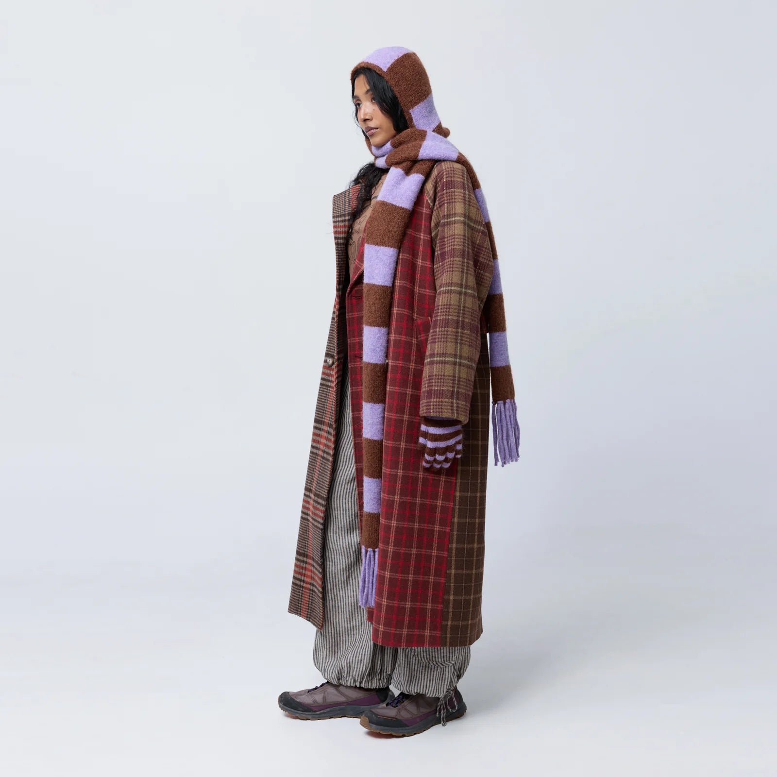 Arthur Apparel - Balaclava Scarf - Bruise/Brown