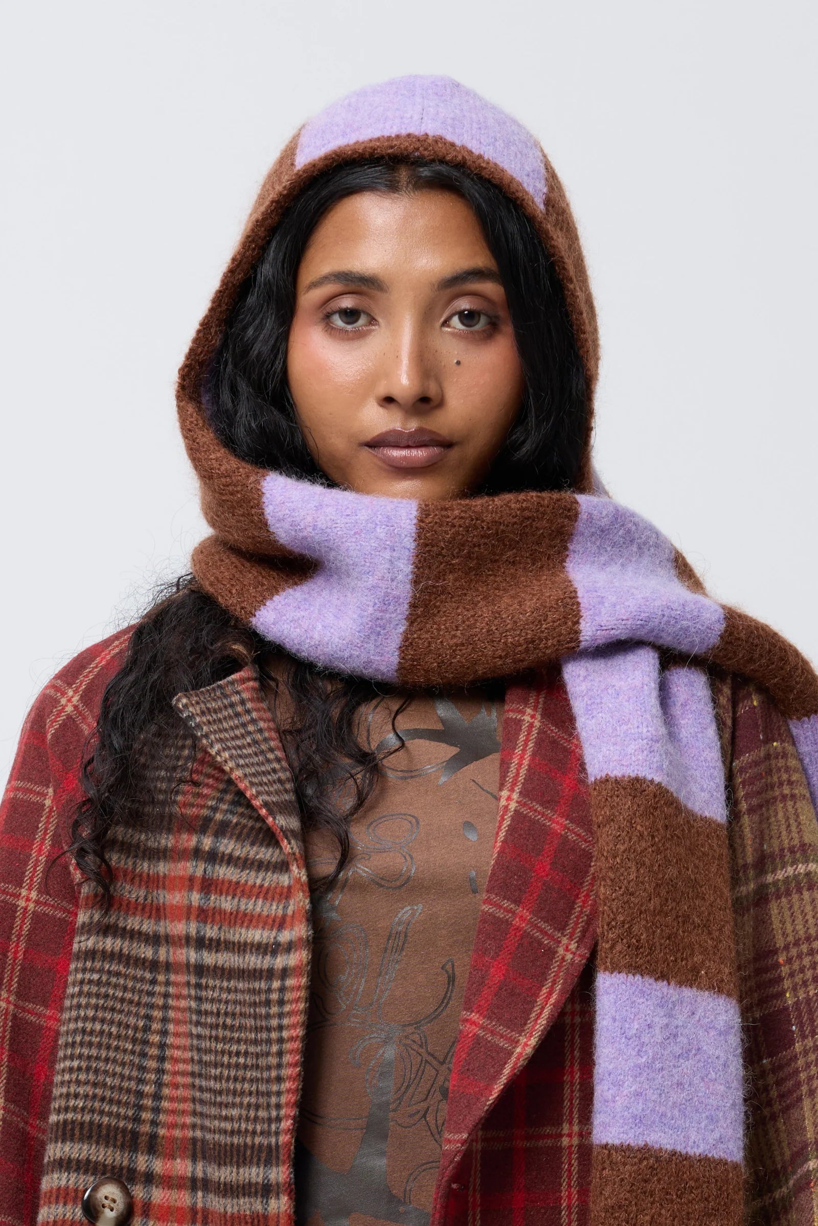 Arthur Apparel - Balaclava Scarf - Bruise/Brown