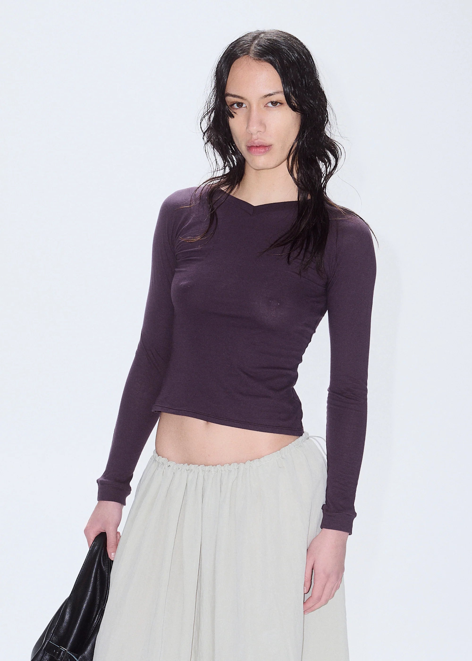 PV ~ Beam V-Neck L/S Top ~ Purple