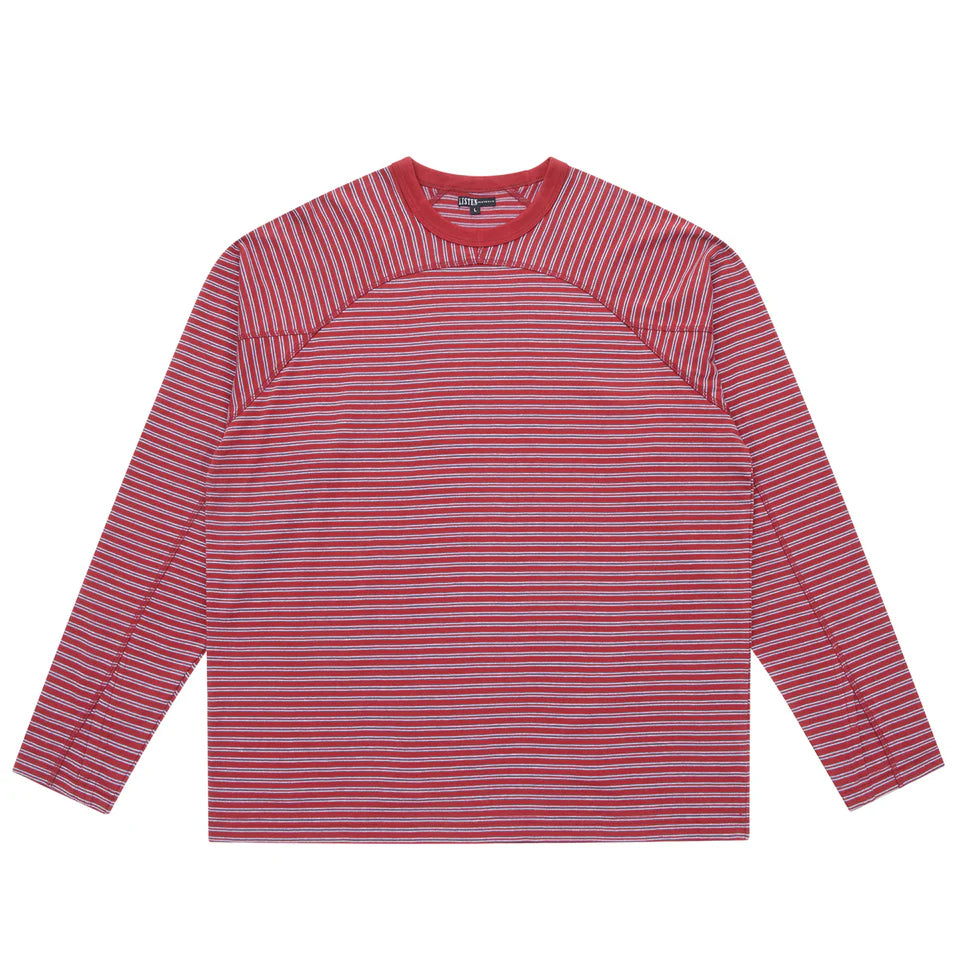 Listen - Archive Long Sleeve Tee - Red
