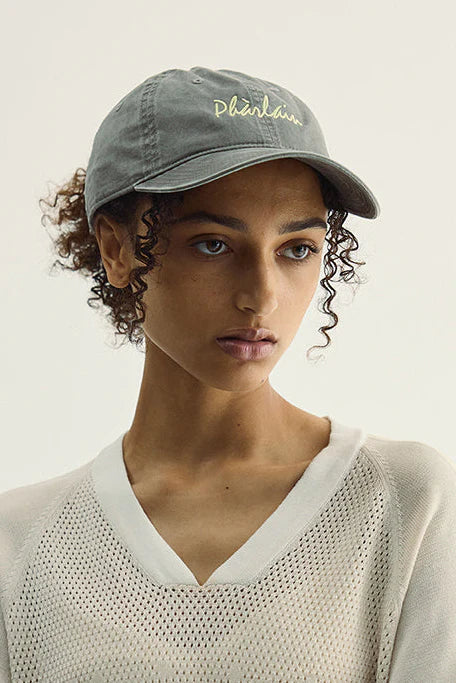 Pharlain - Script Cap - Faded Grey