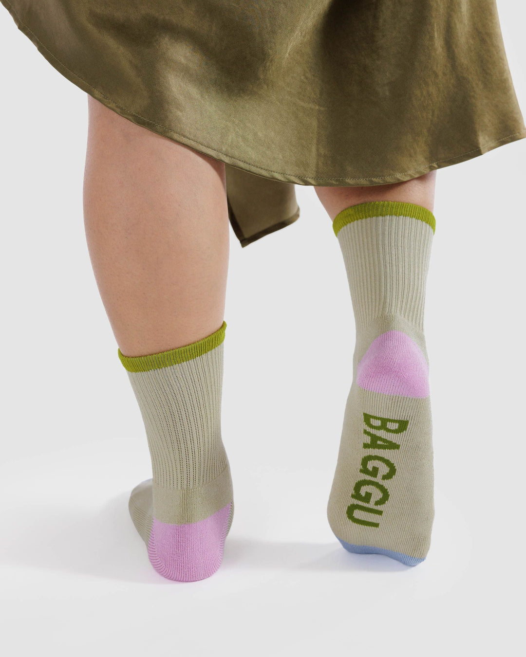 Baggu - Stone Mix - Ribbed Socks