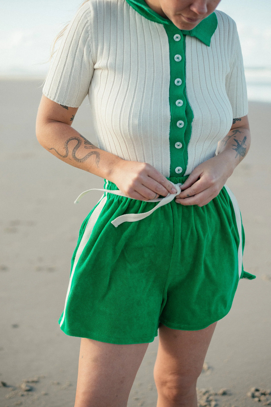 Atmosea - Apres Surf Shorts - Green