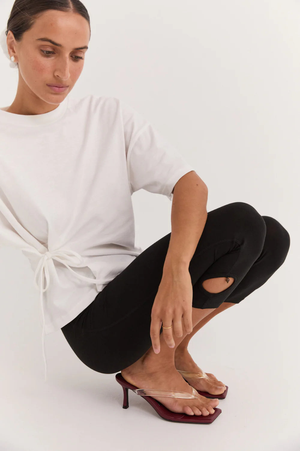 Pinky & Kamal - Front Tie Tee