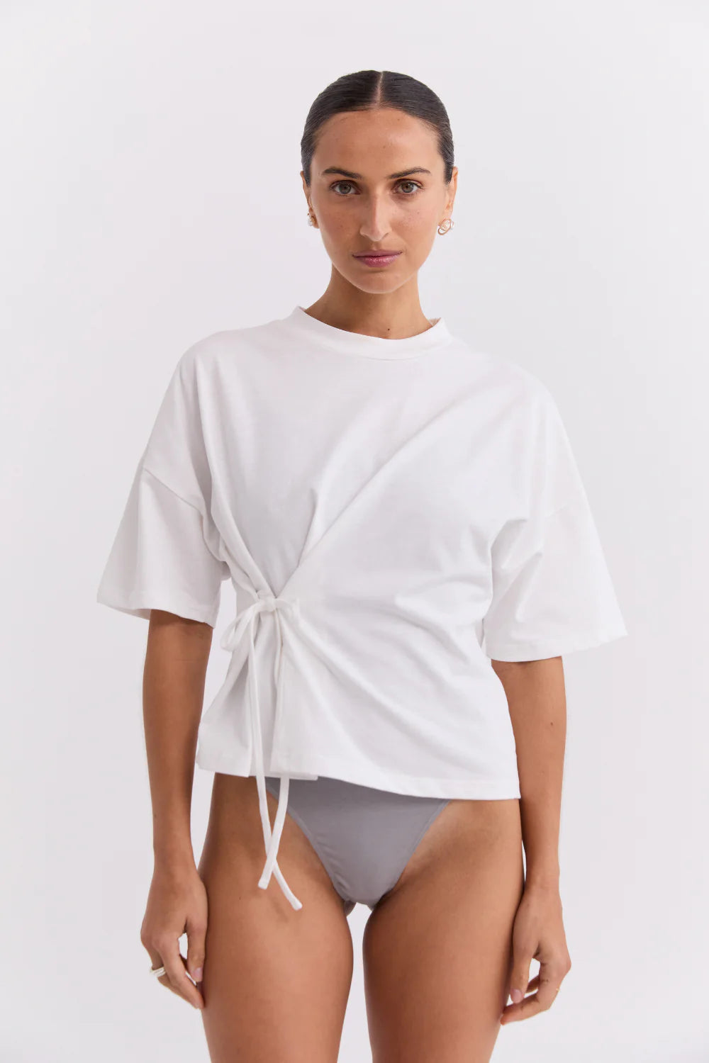 Pinky & Kamal - Front Tie Tee