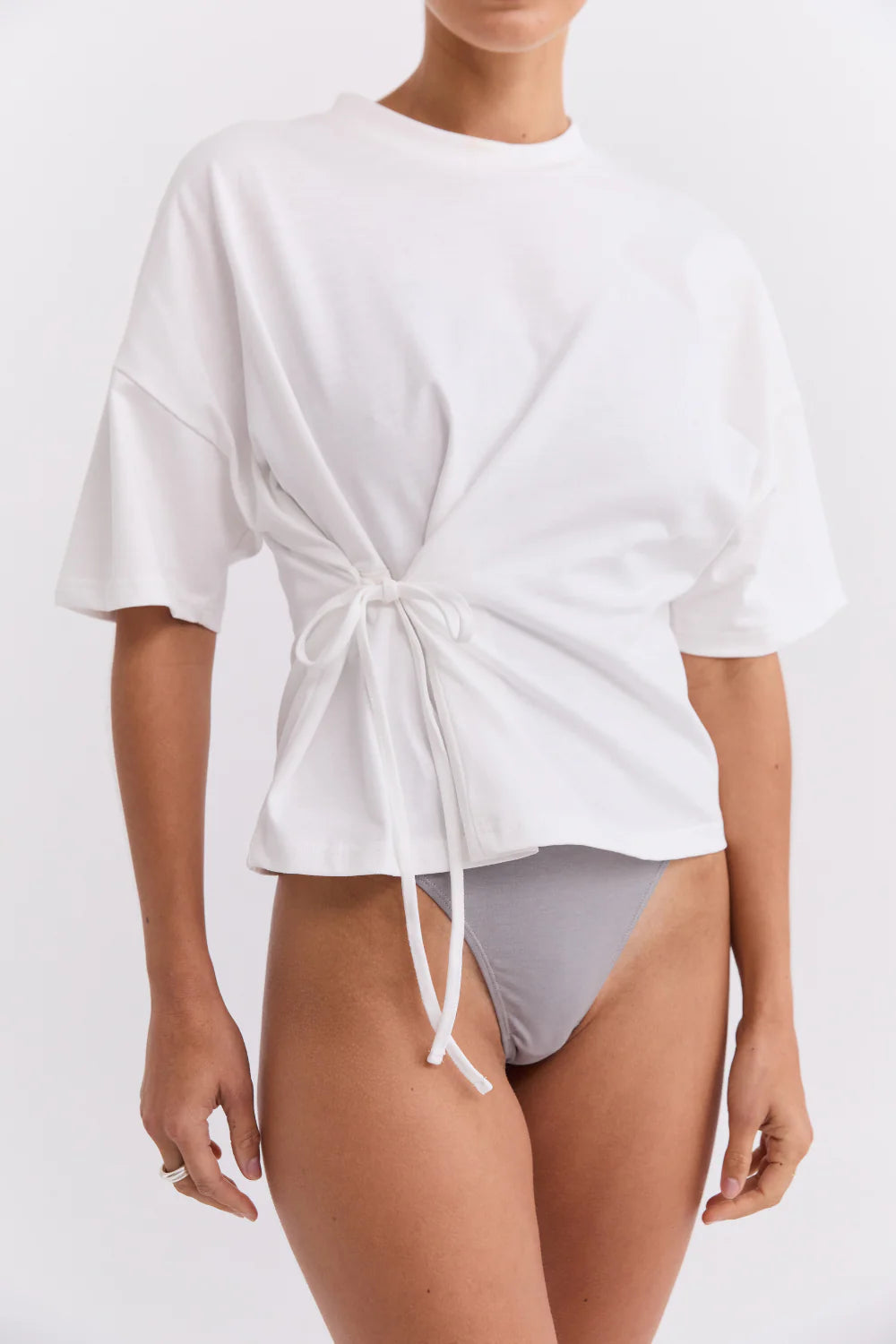 Pinky & Kamal - Front Tie Tee