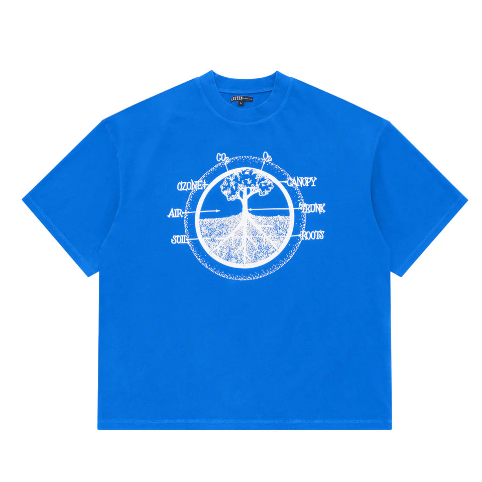 Listen - Tree Tee - Blue