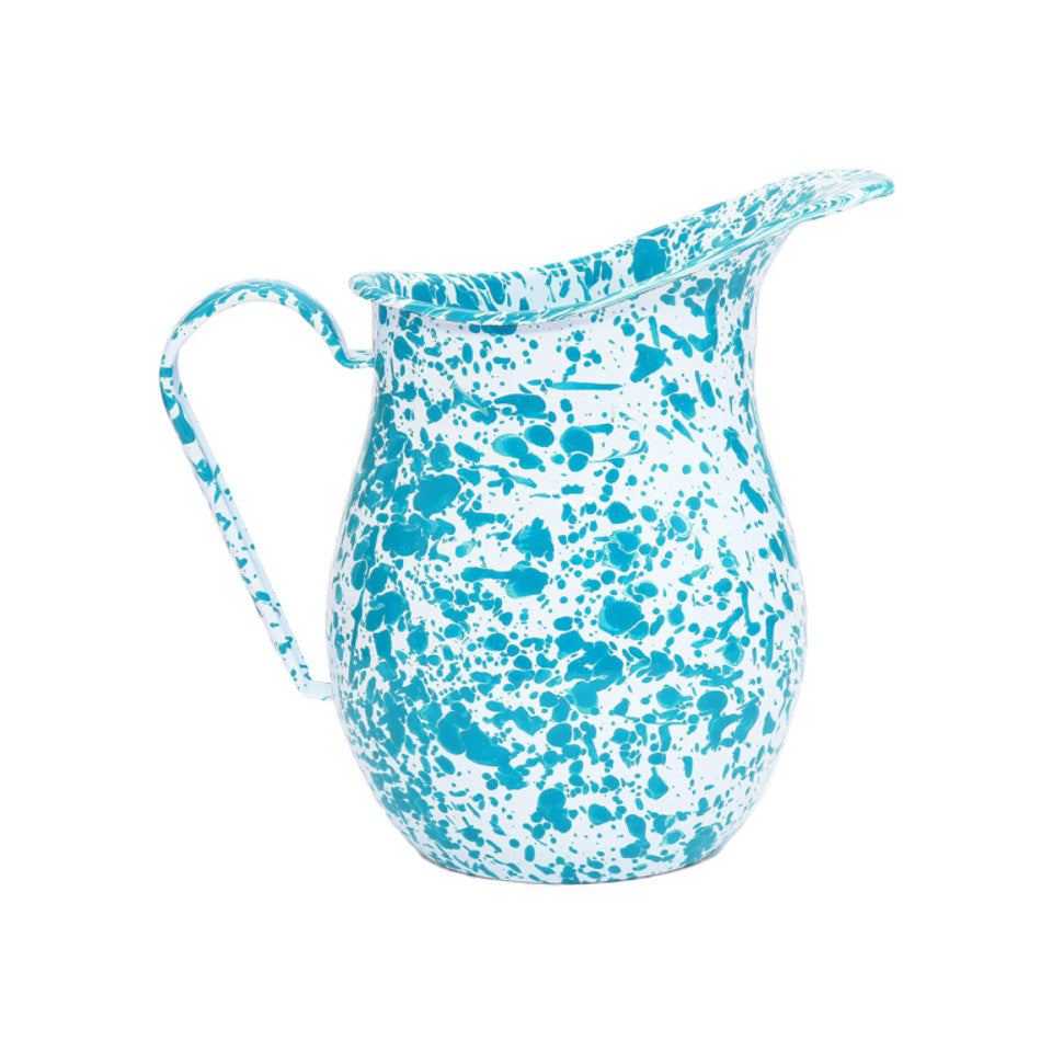Crow Canyon - Turquoise Splatter - Large Pitcher