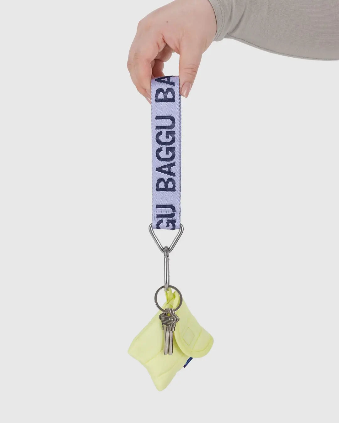 Baggu - Logo Keychain - Dusty Lilac