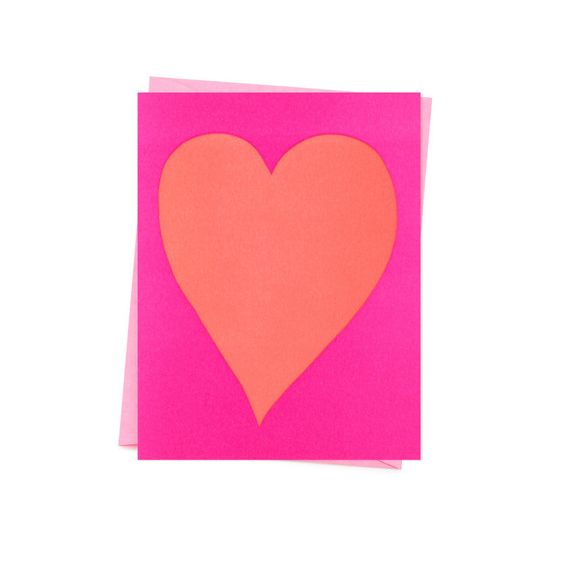 ASHKAHN - SINGLE CARD - PINK HEART